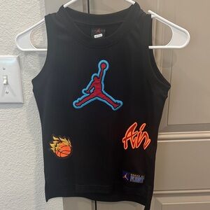 Jordan Black Tank Top with Accents